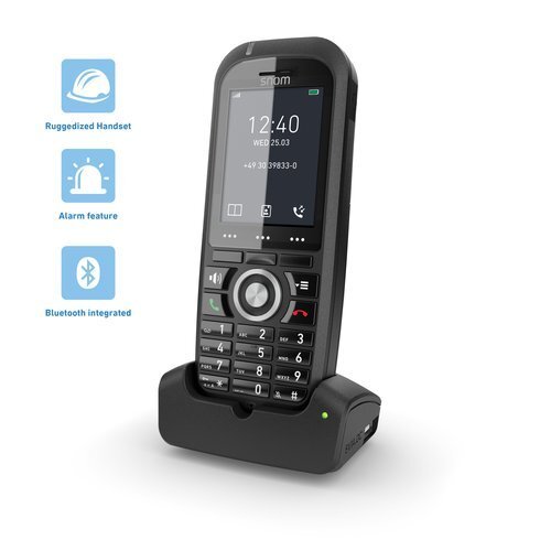 Snom M70 Office DECT Handset – Ruggedized HD Audio Cordless Phone