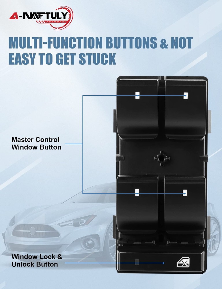 Power Window Switch Driver Side Door Lock Mirror Switch Replacement for 2007-...