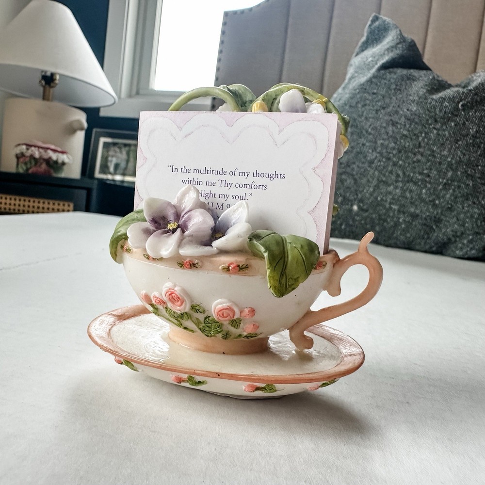 Teacup Flower Promise Box 60 Scriptural Promises