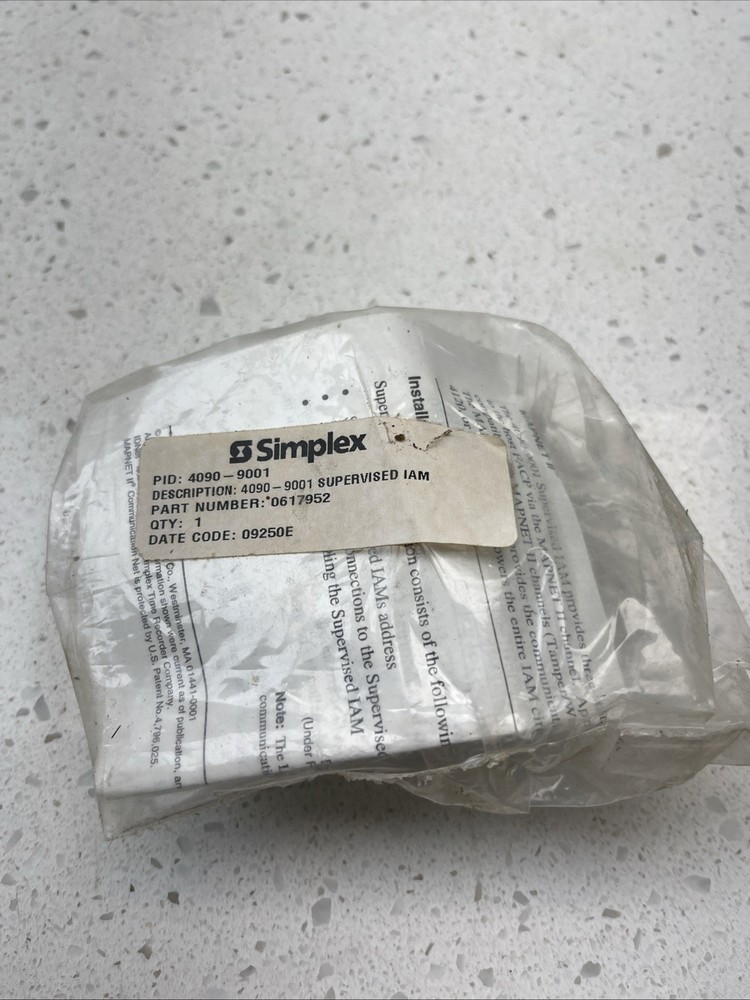 0617952 Simplex Supervised IAM Sealed