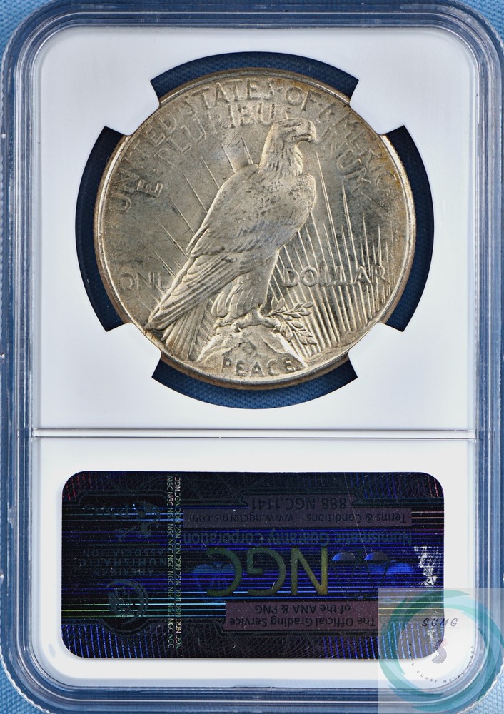 1925 Peace Dollar NGC MS 65 - Impeccable Gem Specimen!