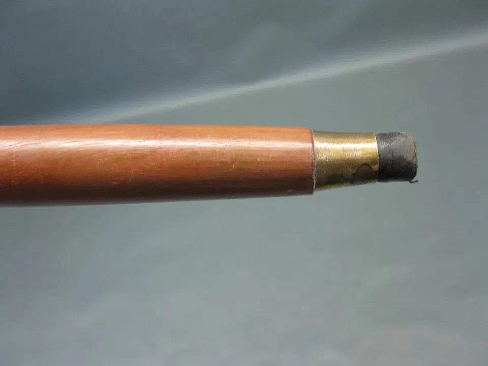 Antique Brass Anchor Head Handle Style Solid Victorian Wooden Walking Stick Cane