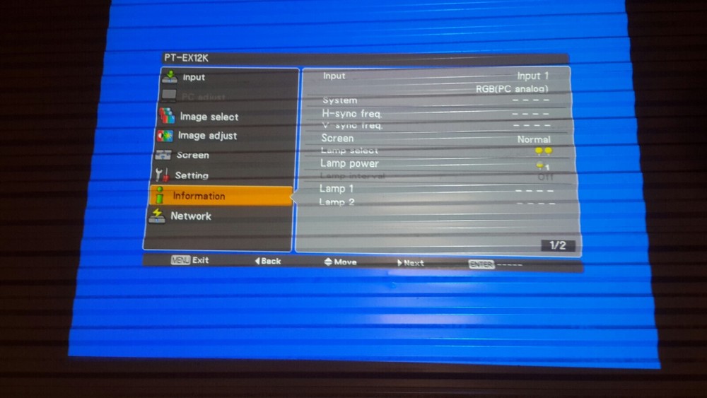 Panasonic PT-EX12KU LCD Projector