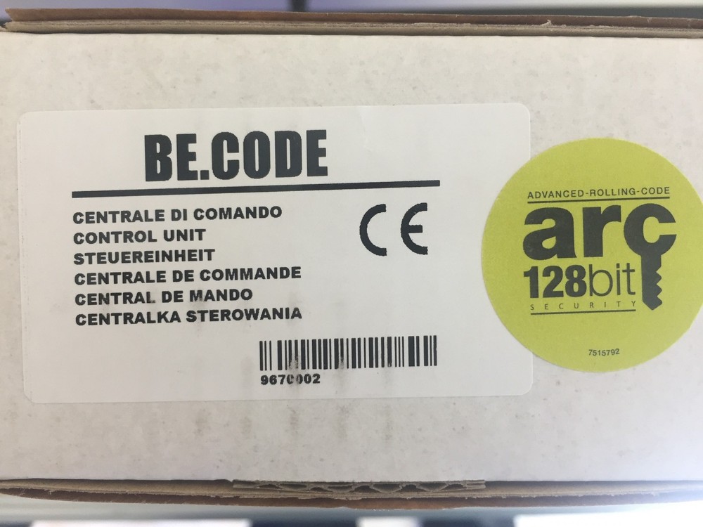 WIRELESS KEYPAD BENINCA WIRELESS BE.CODE