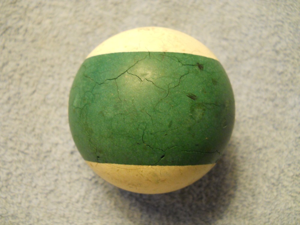 Vintage Clay Billiard Ball- #14