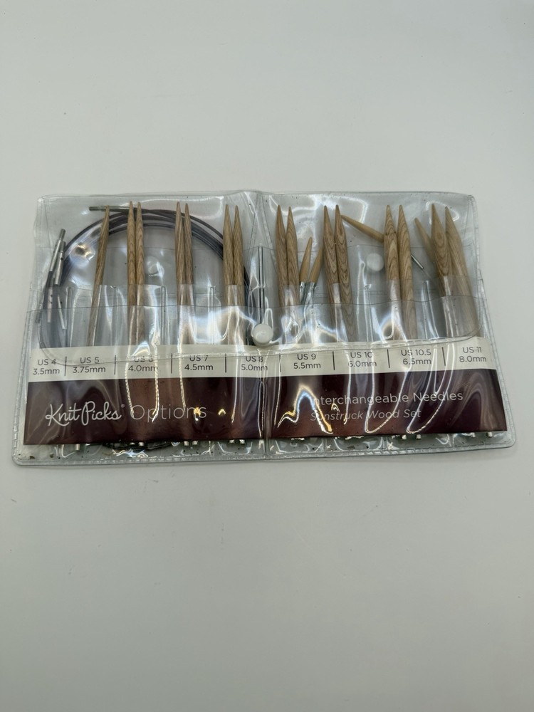KnitPicks Options Interchangeable Needles Sunstruck Wood Set
