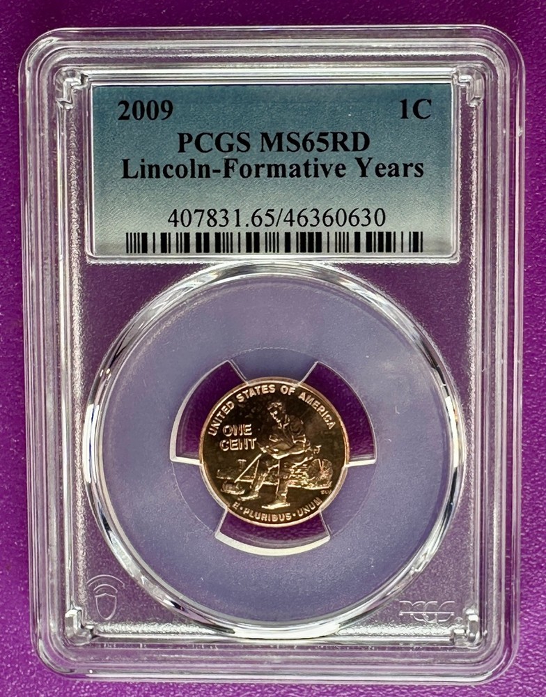 2009 1c Lincoln Formative Years Cent  PCGS MS65RD (630)