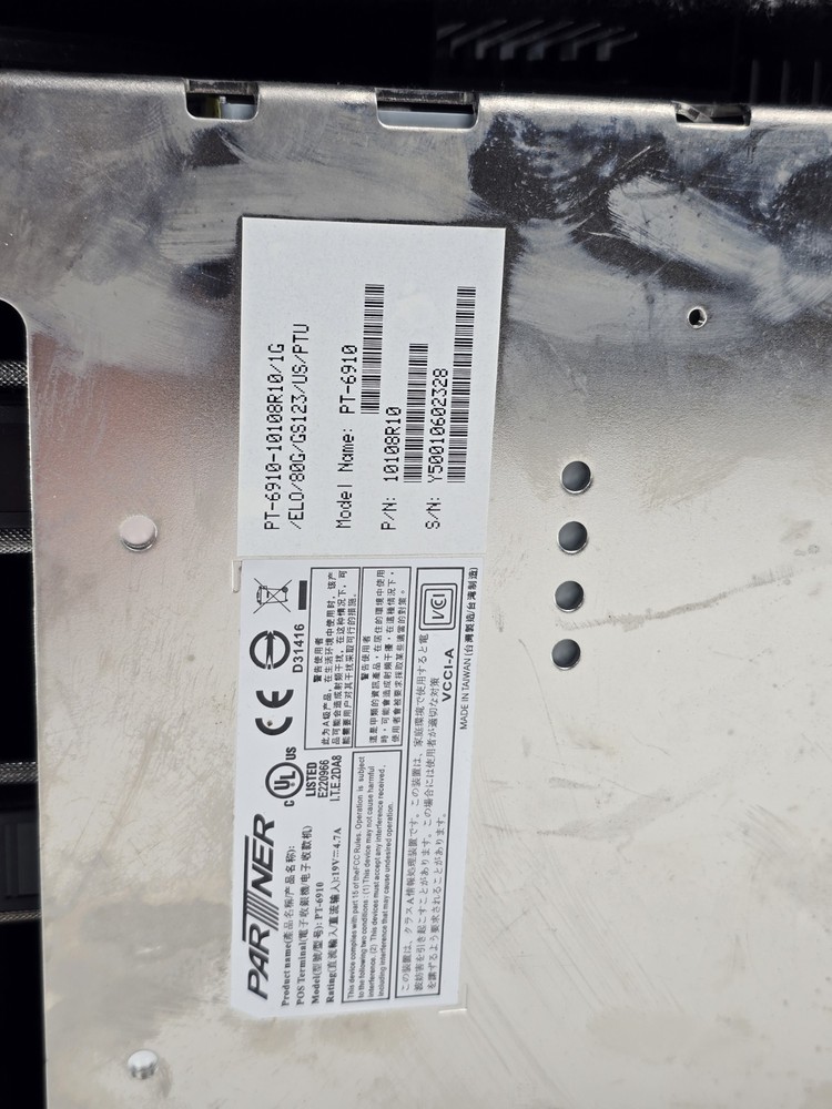 Partner POS System Terminal Model PT-6910 - TESTED - WORKING - Windows XP Pro