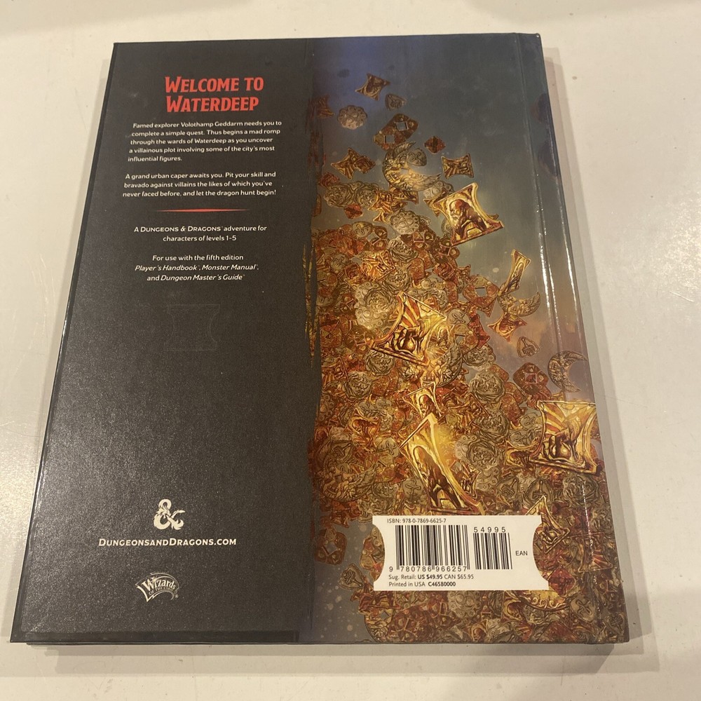 Dungeons & Dragons: Waterdeep Dragon Heist Adventure