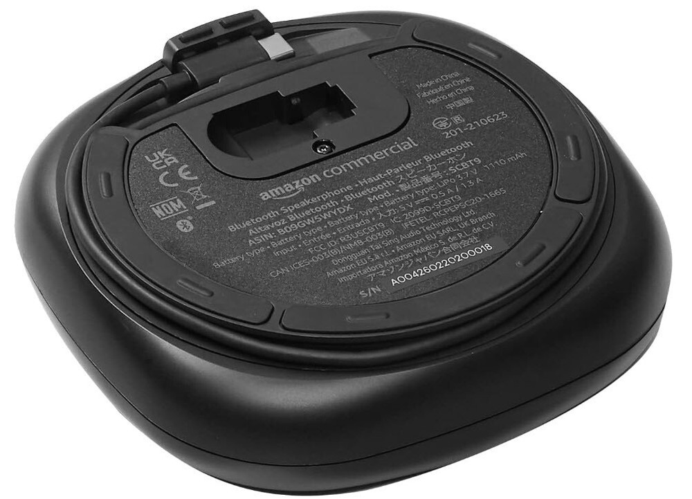 Amazon Commercial Premium Bluetooth Speakerphone, 5"