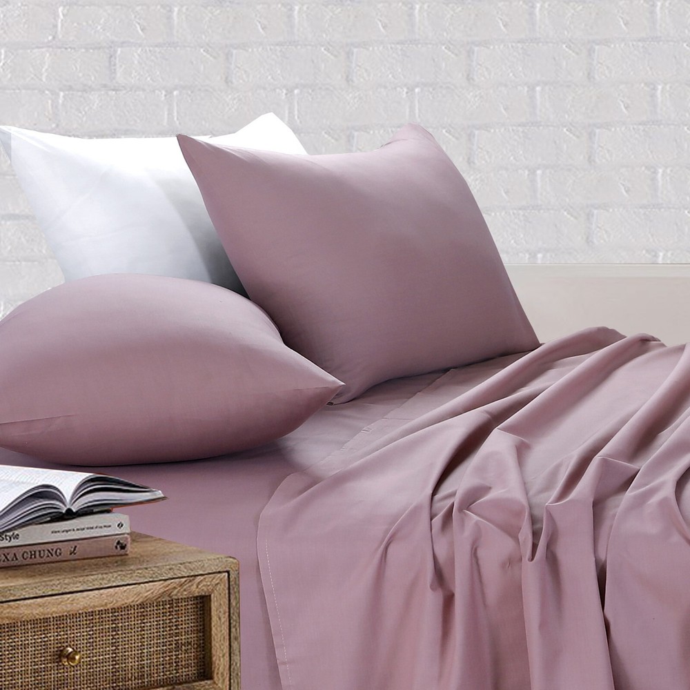 Bed Sheet Single Double King Queen Super King Fitted Flat Sheets Pillowcases