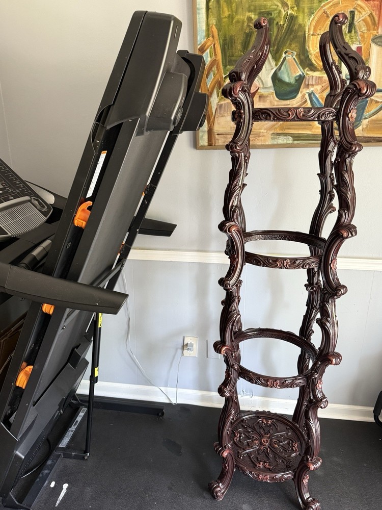 Vintage Rococo Style 4 Tier Etageres Display Stand
