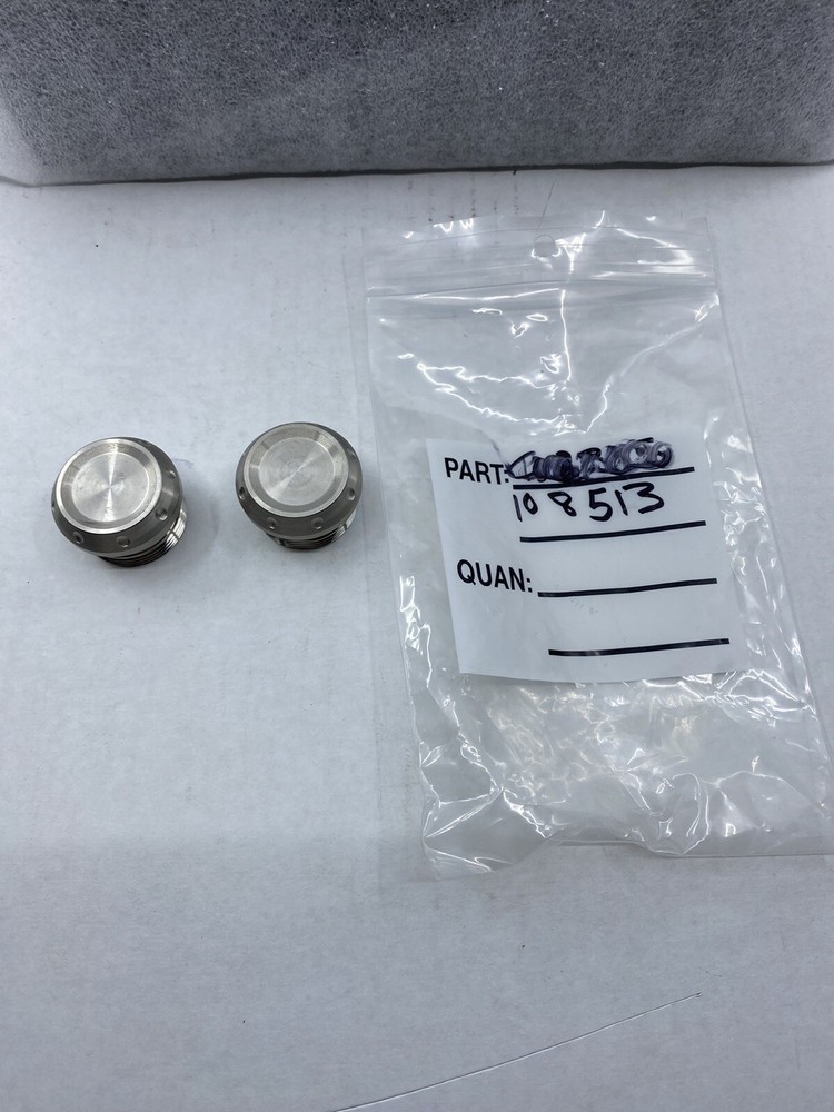 2 Eversys Threaded Plugs Part No. 108513
