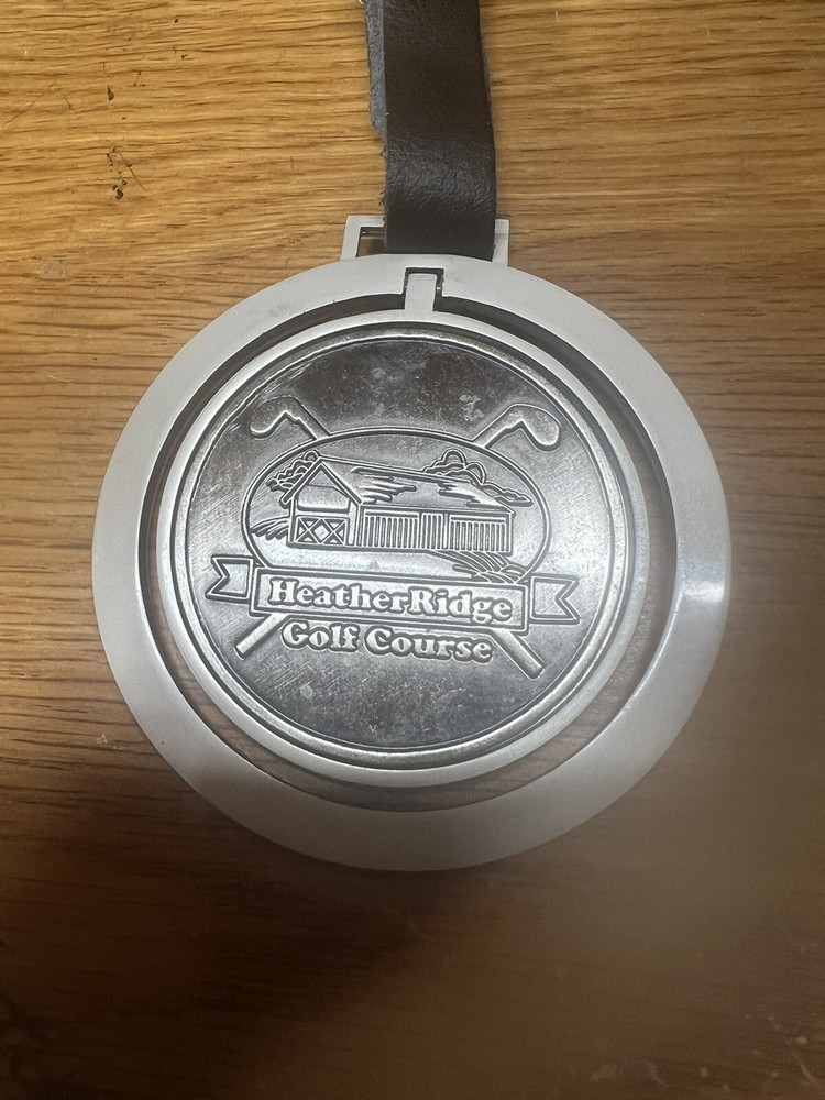Golf Bag Medallion "Heather Ridge Golf Course"