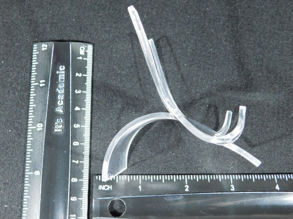 Easel Display Stand Medium Sized Clear LUCITE