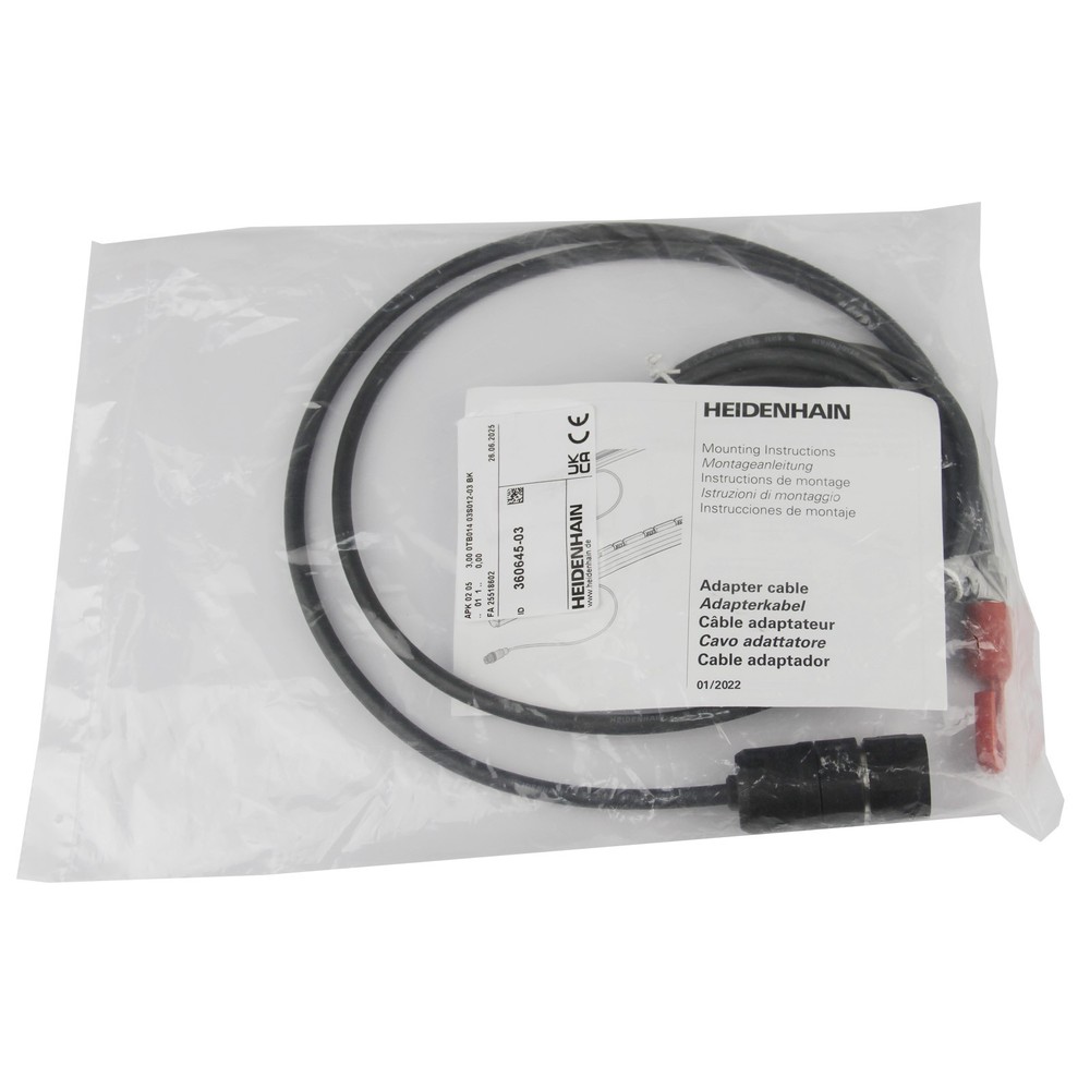 One Brand New HEIDENHAIN LS187 Encoder Cable 360645-03