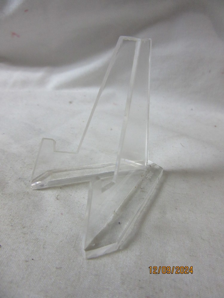 One VEE Triangular Plastic Display Stand Mineral Rock Slabs Etc. VTDS-2
