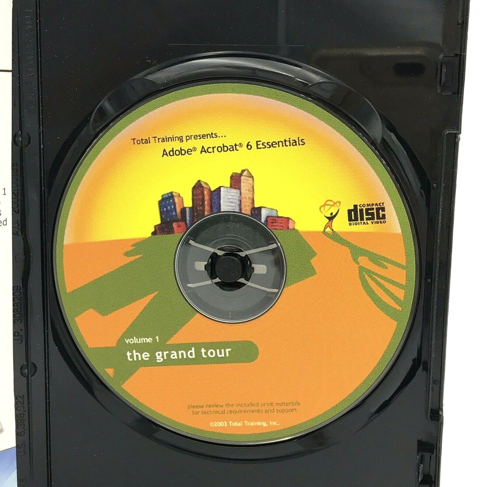Adobe Acrobat 6 Essentials Volume 1 CD Total Training 2003