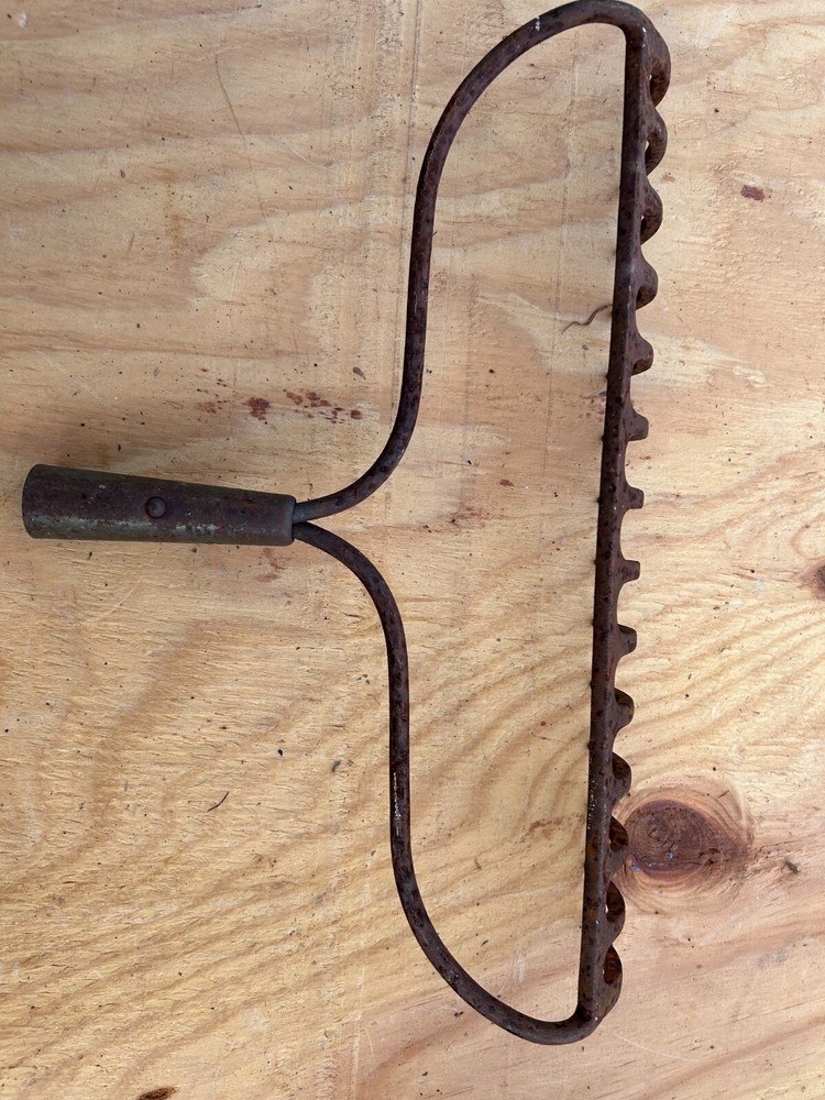 Rake Head Rusty Rustic no handle Original Vintage Primitive Metal