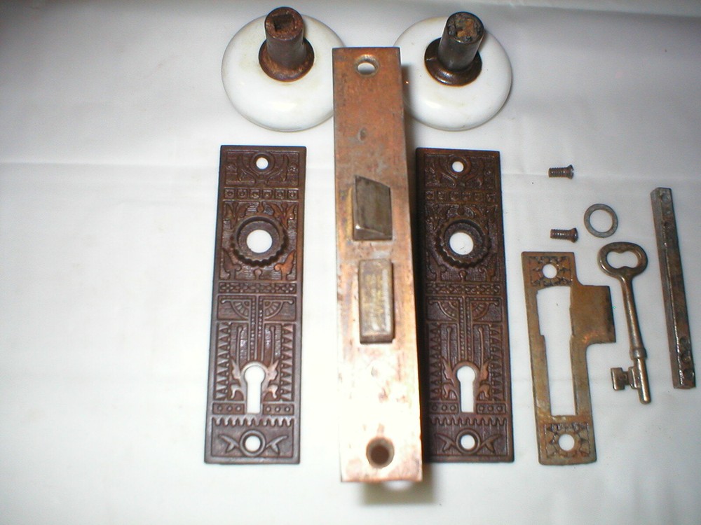 Antique Victorian Era Door Hardware