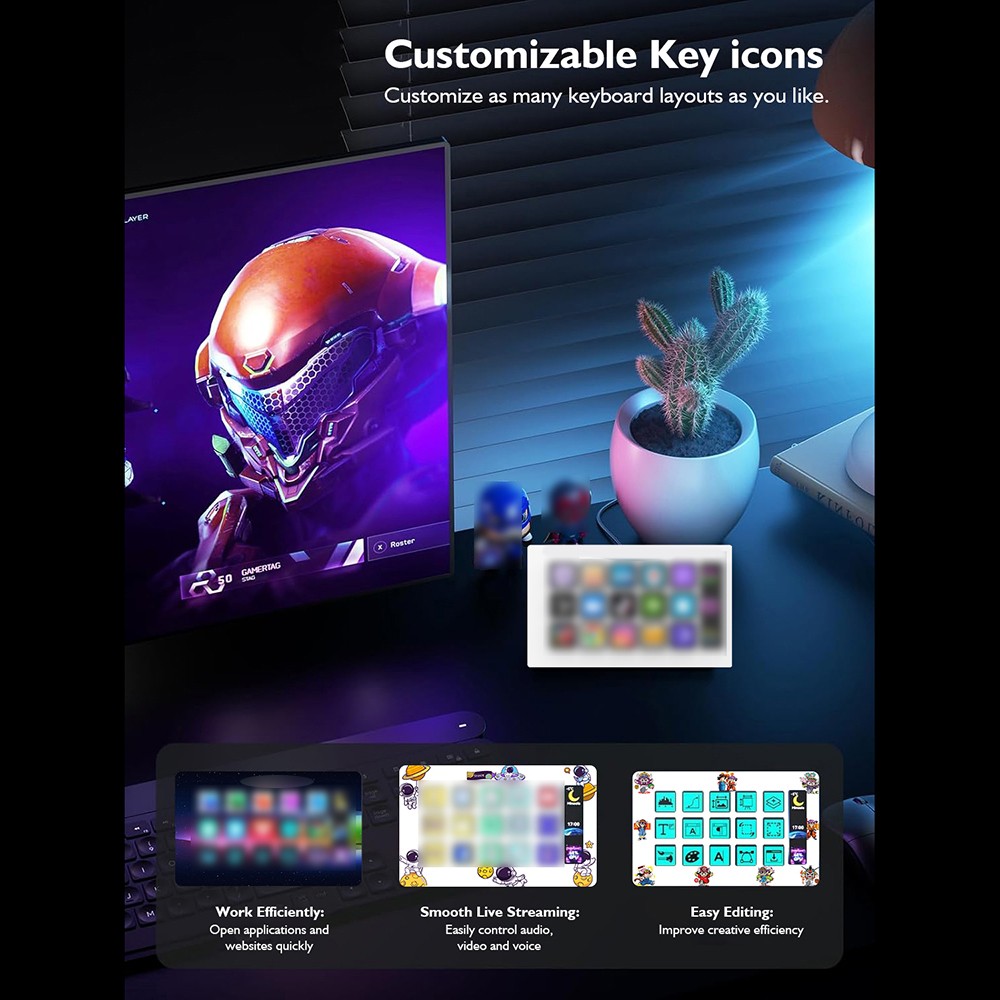 All-in-One Studio Controller With 15 Macro Keys For OBS VIEB