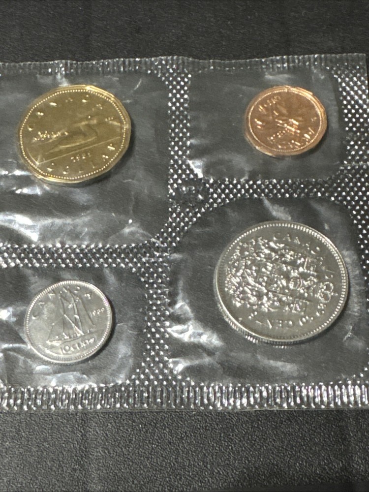 1993 Canada six coin mint set!