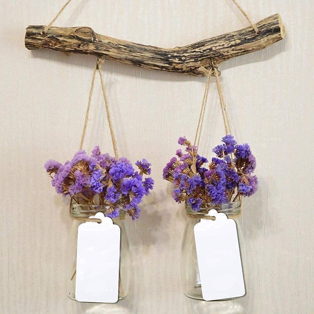 White Gift Tags with String, 2'' X 4'' Paper Gift Tag, 100PCS Rectangle Blank Ta
