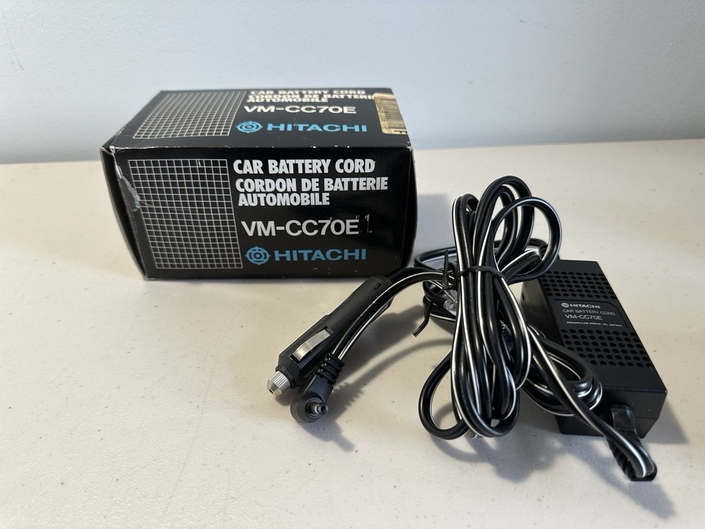 Hitachi VM-CC70E - Car Battery Cord - Boxed
