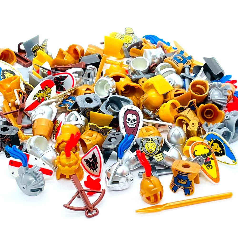 Miutrue Medieval Knight Weapons Pack Accessories Set Small, Multicolor