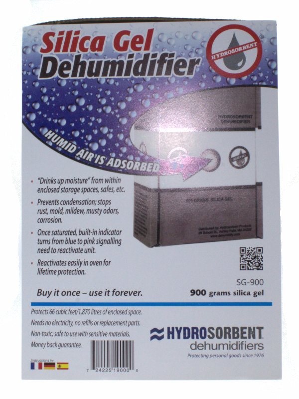 900 Gram Silica Gel Desiccant (2 pack)