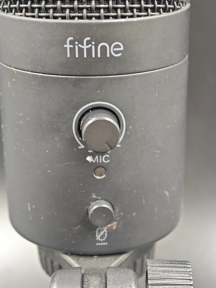 Fifine Microphone Black Used Working