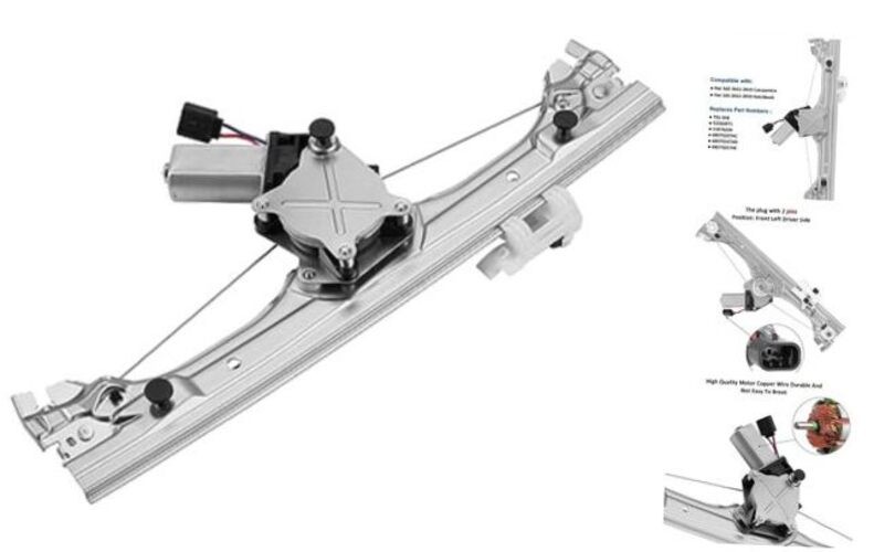 751-648 Power Window Regulator with Motor Assembly Front Left Driver Side