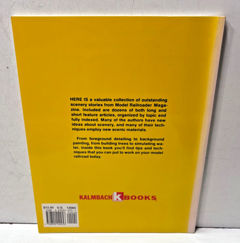 SCENERY TIPS AND TECHNIQUES BY MODEL RAILROADER, EXCELLENT, FREE SHIPPING