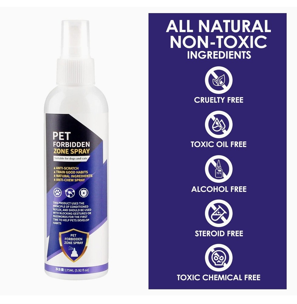 Pet Forbidden Zone Spray 5.92 Fl Oz Bitter Apple
