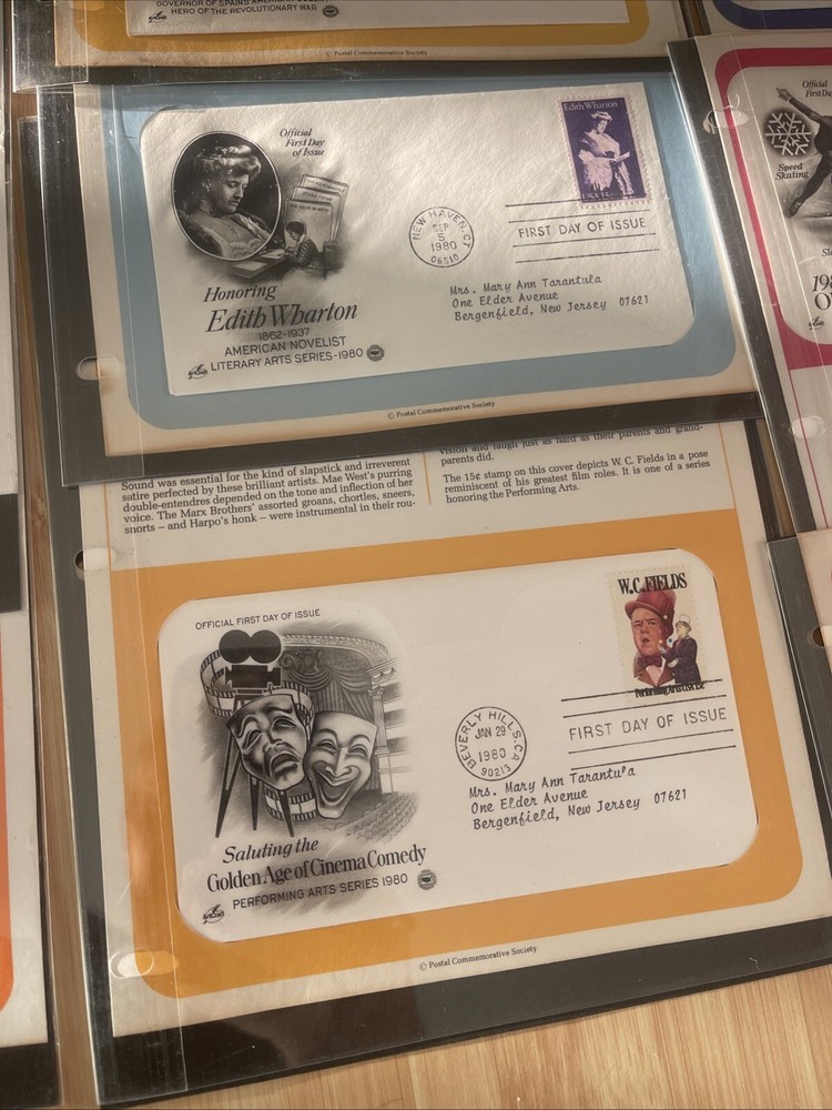 17 Covers U.S. FIRST DAY COVERS 1980