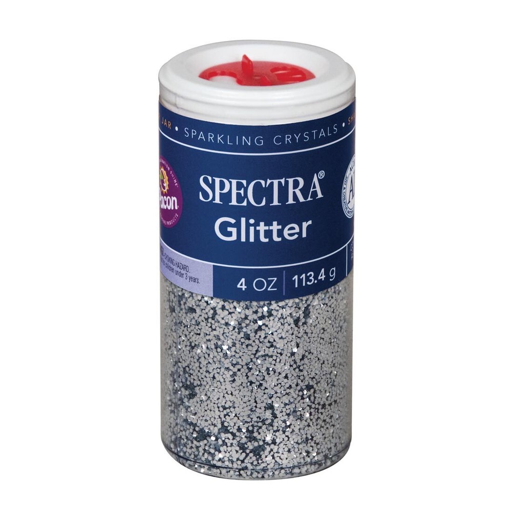 Spectra Glitter Sparkling Crystals 4 oz. Silver