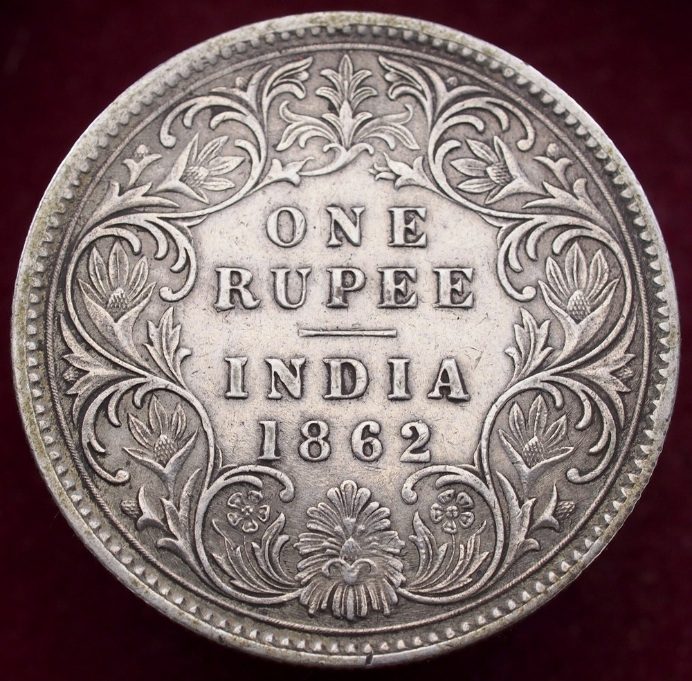 India Rupee 1862 (H3010)
