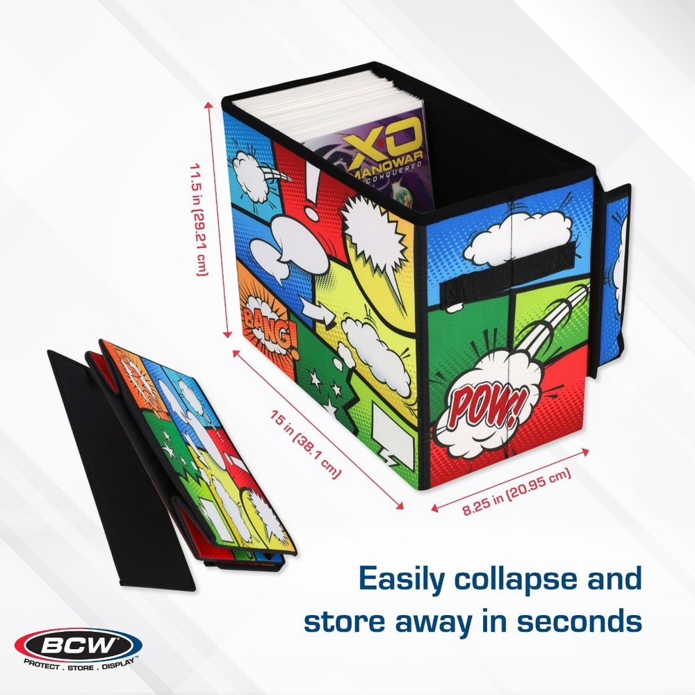 5 BCW POW Art Comic Book Foldaway Totes