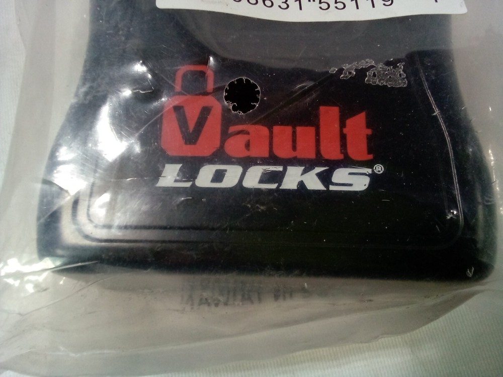 Vault Locks 4-Digit Numeric Combination Lock Box Black Alloy Steel