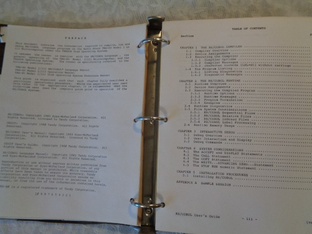 TRS - 80 Model I/III Cobol User's Guide