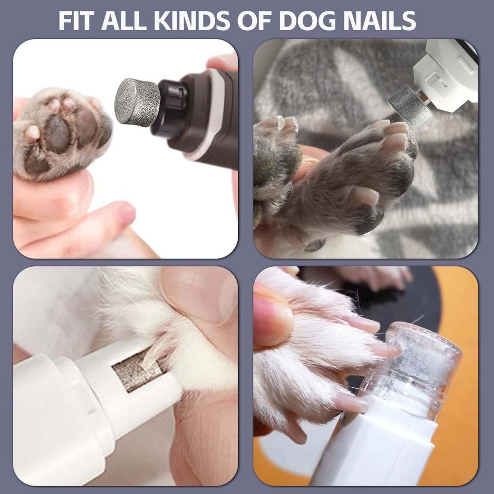 2 PCS Dog Nail Grinder Replacement Head Pet Nail Grinder Diamond Tip Replacement