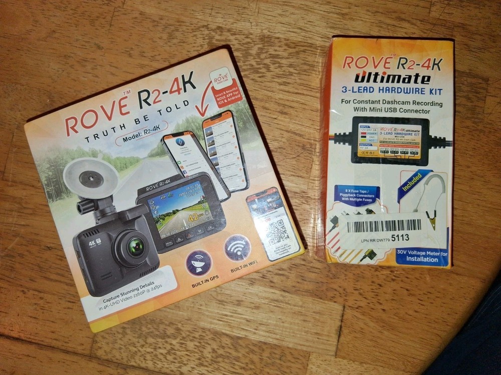 ROVE R2-4K Dash Cam | Hardwire Kit