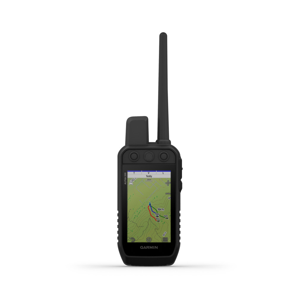 Garmin Alpha 200 Handheld Multi-Dog Tracker and Trainer with Power Pack Bundle