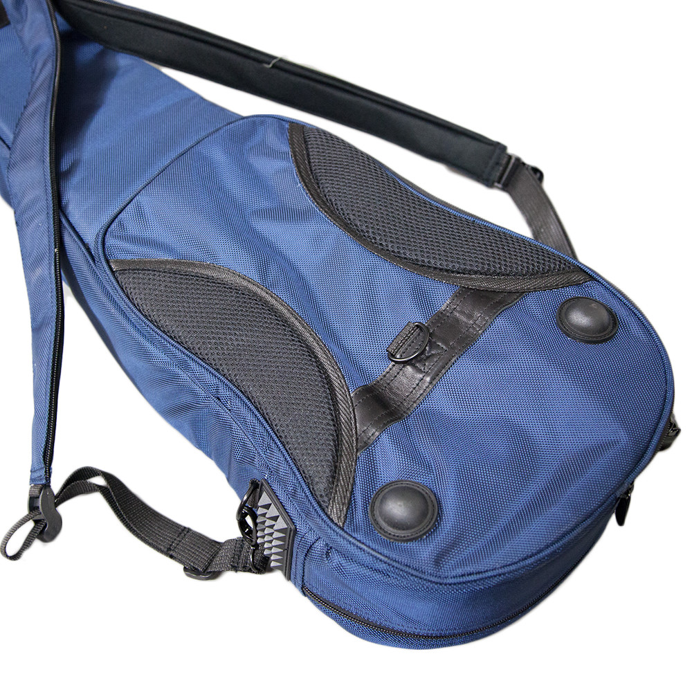 Paititi S&L Triangular Full Size Violin Soft Bag Backpack Style Blue Color