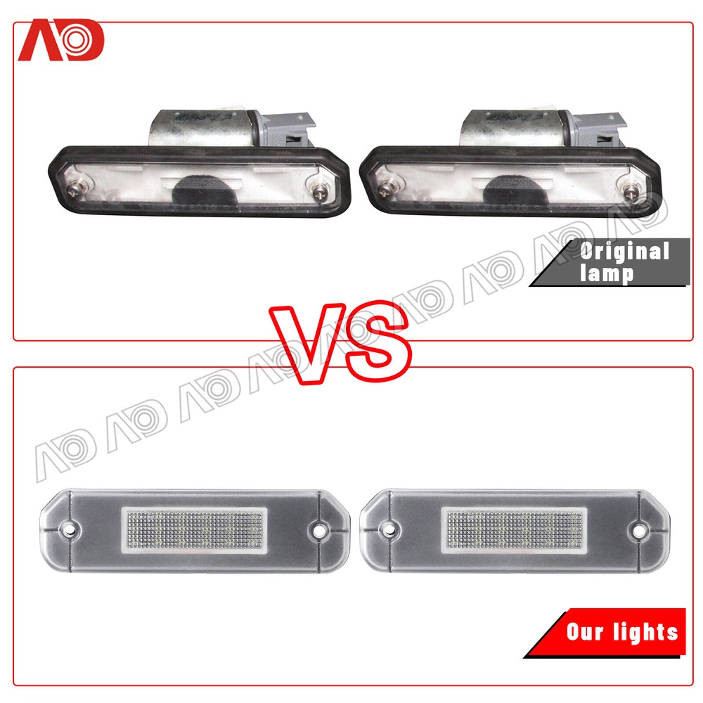 For 91-00 Honda Civic EJ EK EG EK9 EK3 CR-X LED White Number License Plate Light