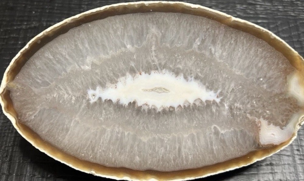 Polished Geode Agate Slab Large Display Piece