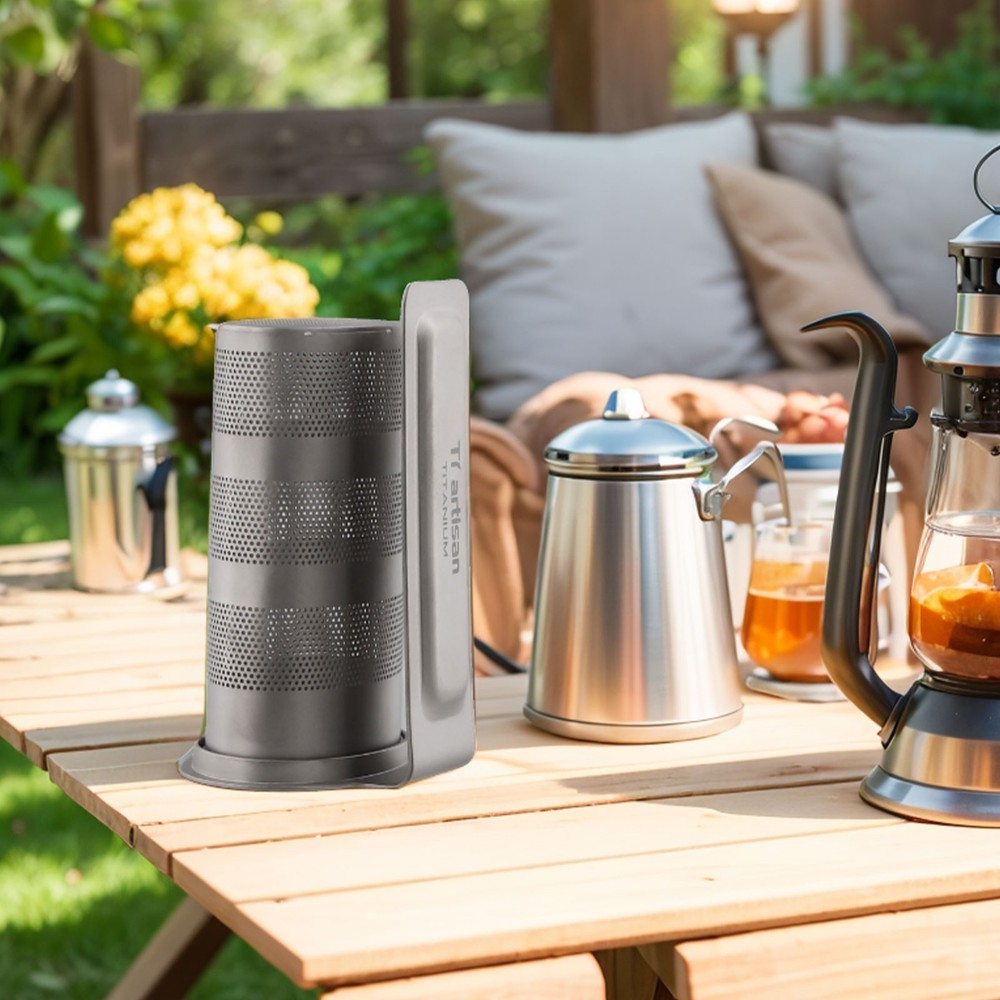 Titanium Mesh Tea Infuser Basket Tea Strainer Teapot Leaf Spice Tea Cup Filter