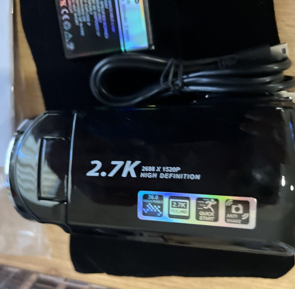Video Camera Camcorder 2.7K 36MP Video Recorder Camera Vlogging Camera NEW