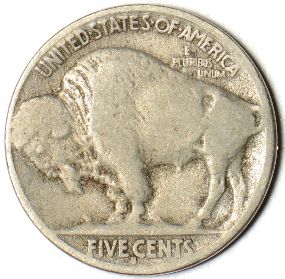 1916 S Buffalo Nickel - F