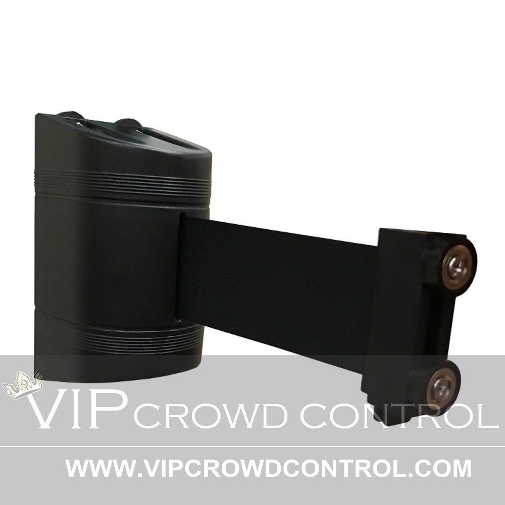 MAGNETIC RETRACTABLE BARRIER, 120" BLACK BELT